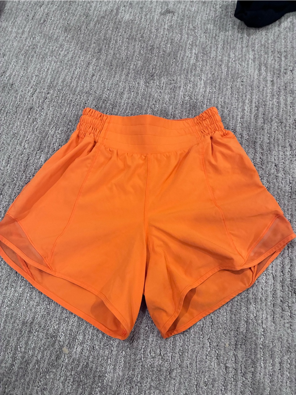 lululemon athletica Bright Orange High-Waist Athletic Tank
